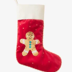 Chaussette De Noël à Sequins Réversibles Mr Biscuit Rouge – Vertbaudet 14