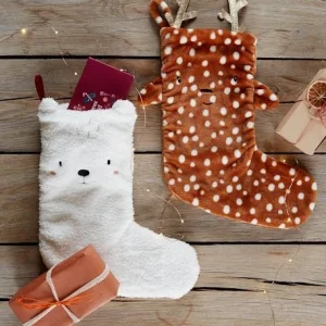 Chaussette De Noël Fausse Fourrure Renne Marron – Vertbaudet 7