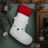 Chaussette De Noël Ours En Bouclette Personnalisable Blanc – Vertbaudet 16