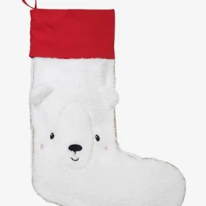 Chaussette De Noël Ours En Bouclette Personnalisable Blanc – Vertbaudet 10