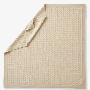 Couverture Bébé En Tricot écru Chiné – Vertbaudet 14