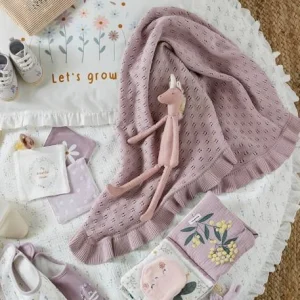 Couverture Bébé Pointelle DOUCE PROVENCE Parme – Vertbaudet 11