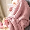 Couverture Bébé Tricot Point De Riz En Coton Rose – Vertbaudet 20