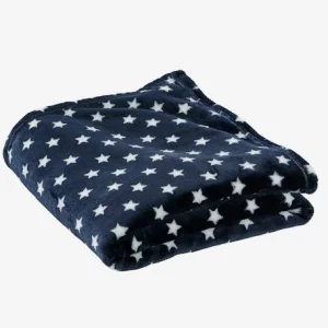 Couverture Enfant Microfibre Imprimée étoiles Marine Grisé Imprimé – Vertbaudet 10