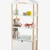 Etagère Bibliothèque “maison” LIGNE WOODY Blanc/bois – Vertbaudet 13