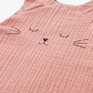 Gigoteuse Spécial été En Gaze De Coton Bio* JOLI CAT Rose – Vertbaudet 12