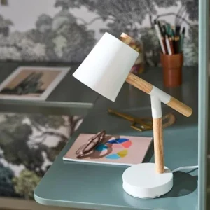 Lampe De Bureau Articulée Bois Et Métal Ecru & Bois – Vertbaudet 14