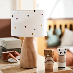 Lampe De Chevet Pois Brodés Beige / Multicolore – Vertbaudet 16