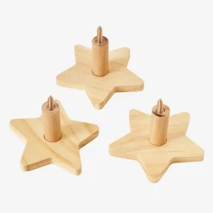 Lot De 3 Patères étoiles LIGNE SIRIUS Bois – Vertbaudet 10