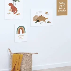 Lot De 4 Affiches Dinosaures Sunny LILIPINSO Multicolore – Lilipinso 6