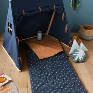 Sac De Couchage Personnalisable Tipis Bleu Nuit Imprimé – Vertbaudet 18