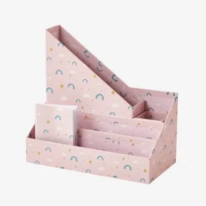 Set Rangement Bureau Arc-en-ciel Rose – Vertbaudet 12