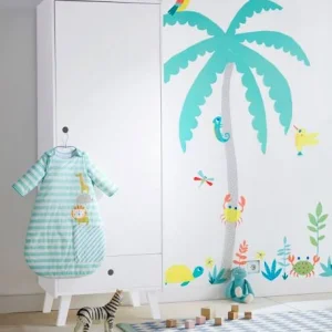 Sticker Géant Enfant île Palmier Multicolore – Vertbaudet 9