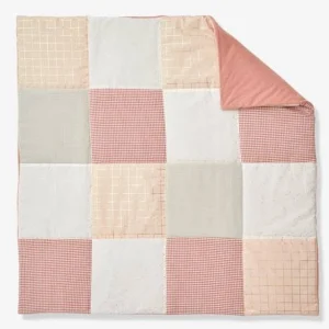 Tapis De Sol Patchwork GIRLY VICHY Rose / Multicolore – Vertbaudet 13