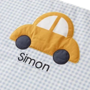 Tapis Photo Bébé Personnalisable En Gaze De Coton EN VOITURE SIMON ! Bleu – Vertbaudet 14