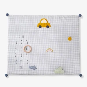 Tapis Photo Bébé Personnalisable En Gaze De Coton EN VOITURE SIMON ! Bleu – Vertbaudet 18